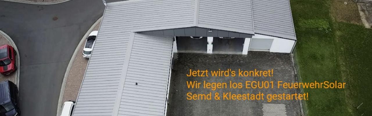 Feuerwehrhaus Kleestadt Vogelperspektive